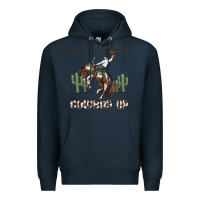 Navy when the going gets tough cowboy up Premium Hoodie - MaliasSmallBusiness