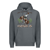 Rock when the going gets tough cowboy up Premium Hoodie - MaliasSmallBusiness