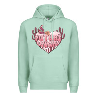 Seafoam future cowgirl Premium Hoodie - MaliasSmallBusiness