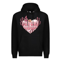 Black future cowgirl Premium Hoodie - MaliasSmallBusiness