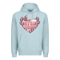 Blue Mist future cowgirl Premium Hoodie - MaliasSmallBusiness