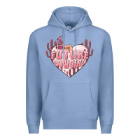 Colony Blue future cowgirl Premium Hoodie - MaliasSmallBusiness