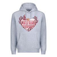 Heather Grey future cowgirl Premium Hoodie - MaliasSmallBusiness