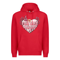 Red future cowgirl Premium Hoodie - MaliasSmallBusiness