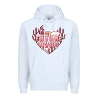 White future cowgirl Premium Hoodie - MaliasSmallBusiness