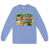 Colony Blue pumpkin spice junkie Long Sleeve Tee - BarkalooDesign