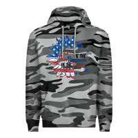 Slate Camo land of the free because of the brave Premium Hoodie - MaliasSmallBusiness