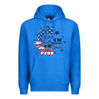 True Royal land of the free because of the brave Premium Hoodie - MaliasSmallBusiness