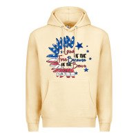 Pina Colada land of the free because of the brave Premium Hoodie - MaliasSmallBusiness