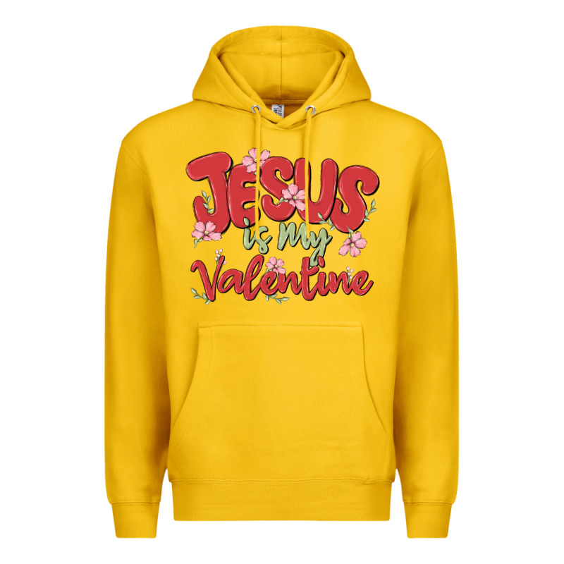 Jesus Is My Valentine Premium Hoodie by MaliasSmallBusiness | Teevron
