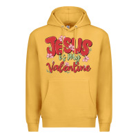 Mustard jesus is my valentine Premium Hoodie - MaliasSmallBusiness