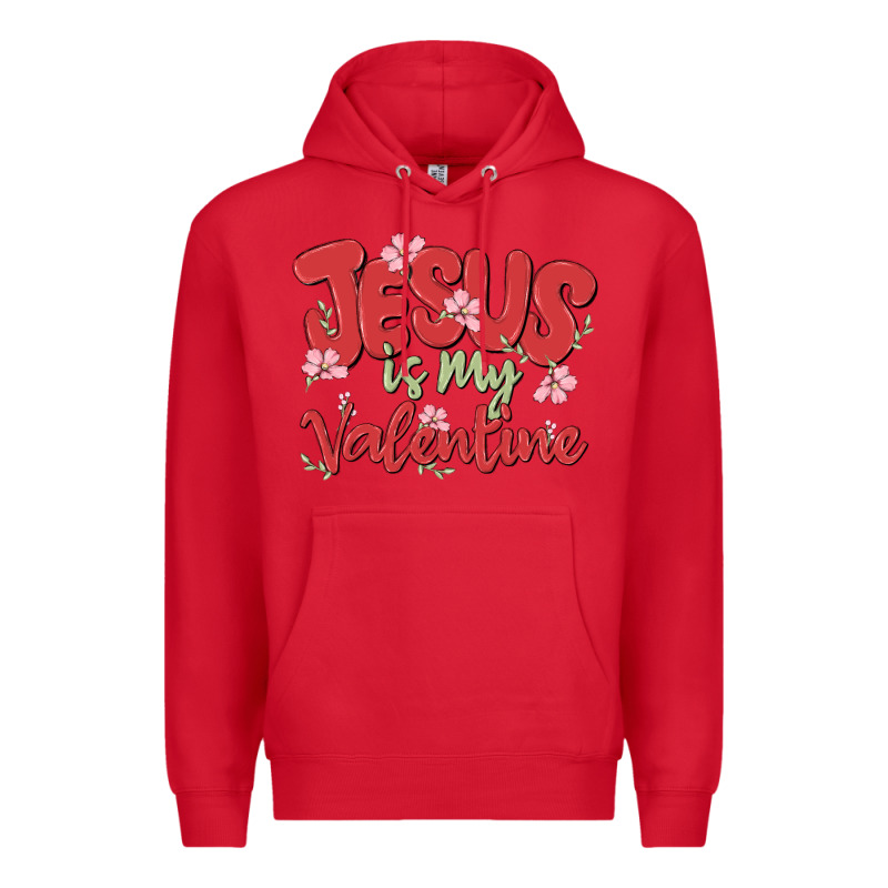 Jesus Is My Valentine Premium Hoodie by MaliasSmallBusiness | Teevron