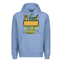 Customized Dinosaur Birthday Boy Premium Hoodie | Teevron