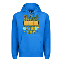 True Royal customized dinosaur birthday boy Premium Hoodie - MaliasSmallBusiness
