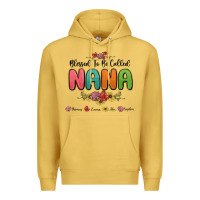 Antique Gold blessed to be called nana Premium Hoodie - MaliasSmallBusiness