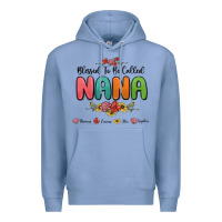 Blessed To Be Called Nana Premium Hoodie | Teevron