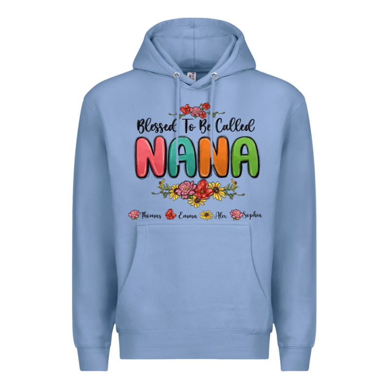 Blessed To Be Called Nana Premium Hoodie by MaliasSmallBusiness | Teevron