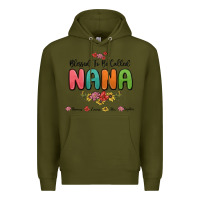 Army Green blessed to be called nana Premium Hoodie - MaliasSmallBusiness