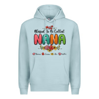 Blue Mist blessed to be called nana Premium Hoodie - MaliasSmallBusiness