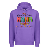 Purple blessed to be called nana Premium Hoodie - MaliasSmallBusiness