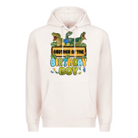 Pale Pink brother of the birthday boy Premium Hoodie - MaliasSmallBusiness