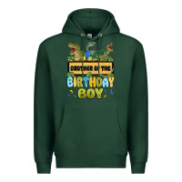 Sports Green brother of the birthday boy Premium Hoodie - MaliasSmallBusiness