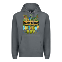 Rock daddy of the birthday boy Premium Hoodie - MaliasSmallBusiness