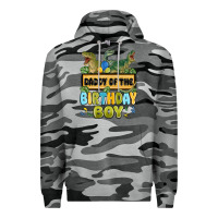 Slate Camo daddy of the birthday boy Premium Hoodie - MaliasSmallBusiness