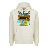 Oatmeal Heather sister of the birthday boy Premium Hoodie - MaliasSmallBusiness