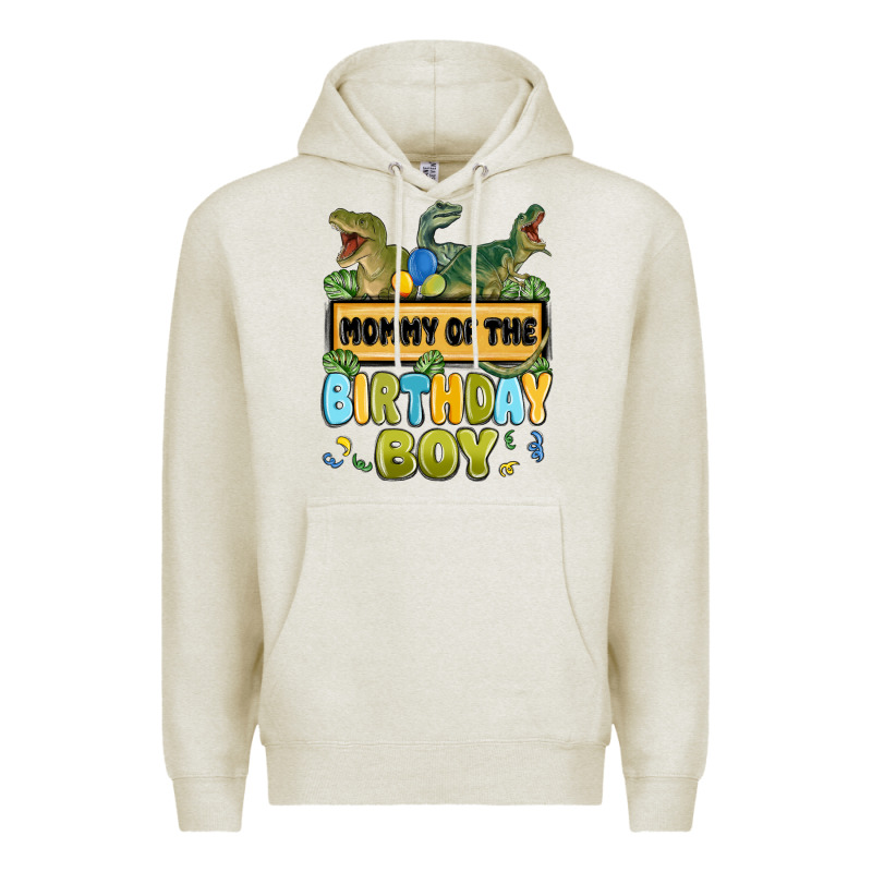 Mommy Of The Birthday Boy Premium Hoodie by MaliasSmallBusiness | Teevron