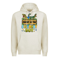 Oatmeal Heather mommy of the birthday boy Premium Hoodie - MaliasSmallBusiness