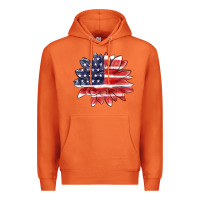 Carrot american flag sunflower Premium Hoodie - MaliasSmallBusiness