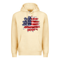 Pina Colada american flag sunflower Premium Hoodie - MaliasSmallBusiness
