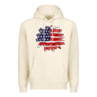 Tofu american flag sunflower Premium Hoodie - MaliasSmallBusiness