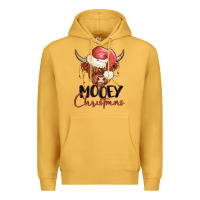 Mustard mooey christmas Premium Hoodie - MaliasSmallBusiness
