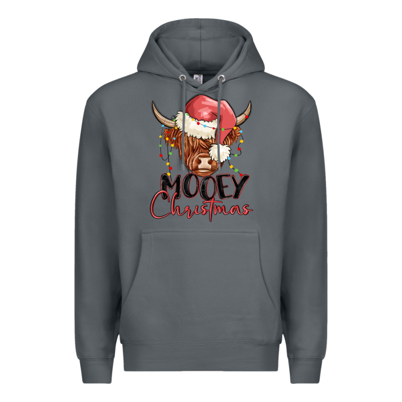 Mooey Christmas Premium Hoodie by MaliasSmallBusiness | Teevron