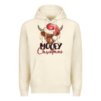 Sandshell mooey christmas Premium Hoodie - MaliasSmallBusiness