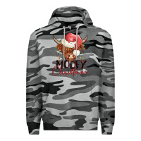 Slate Camo mooey christmas Premium Hoodie - MaliasSmallBusiness