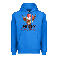 True Royal mooey christmas Premium Hoodie - MaliasSmallBusiness