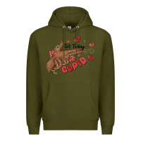 Army Green not today cupid Premium Hoodie - MaliasSmallBusiness