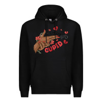 Black not today cupid Premium Hoodie - MaliasSmallBusiness