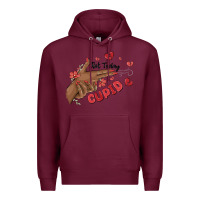 Burgundy not today cupid Premium Hoodie - MaliasSmallBusiness