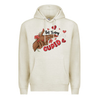 Oatmeal Heather not today cupid Premium Hoodie - MaliasSmallBusiness
