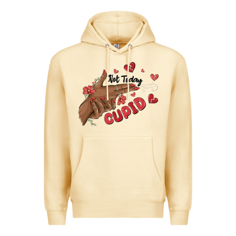Not Today Cupid Premium Hoodie by MaliasSmallBusiness | Teevron