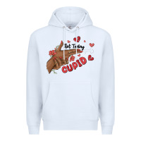 White not today cupid Premium Hoodie - MaliasSmallBusiness