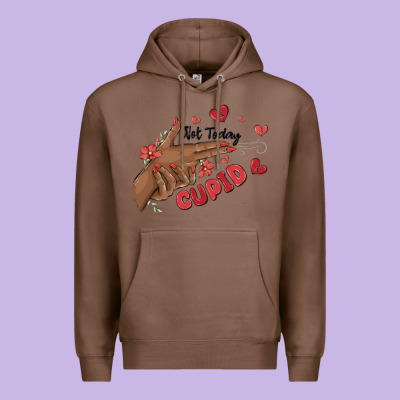 Premium Hoodie not today cupid