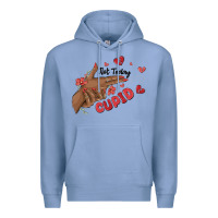 Colony Blue not today cupid Premium Hoodie - MaliasSmallBusiness