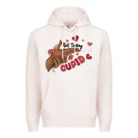 Pale Pink not today cupid Premium Hoodie - MaliasSmallBusiness