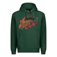 Sports Green not today cupid Premium Hoodie - MaliasSmallBusiness