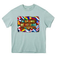 Arona hispanic heritage flags Heavy Core Tee - BundleAndBundleShop